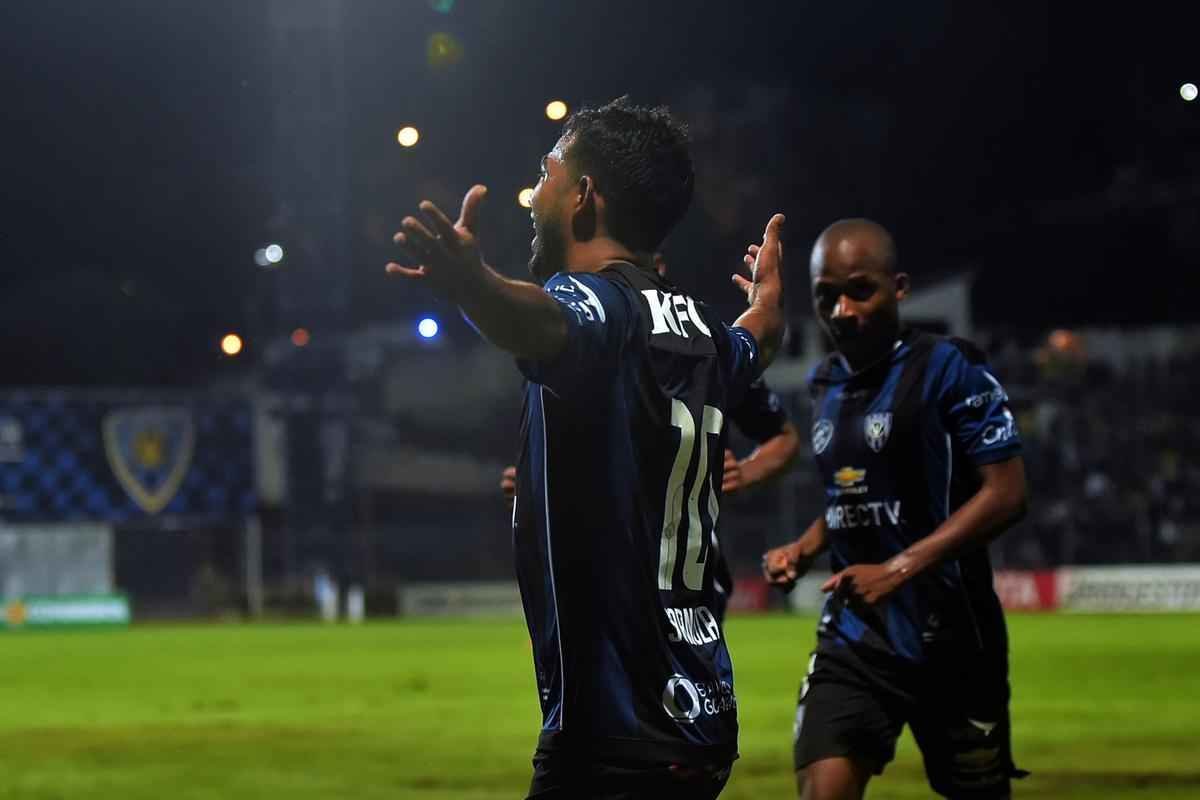 Independiente del Valle x Atltico, jogo disputado em Sangolqu, no Equador, pela Copa Libertadores