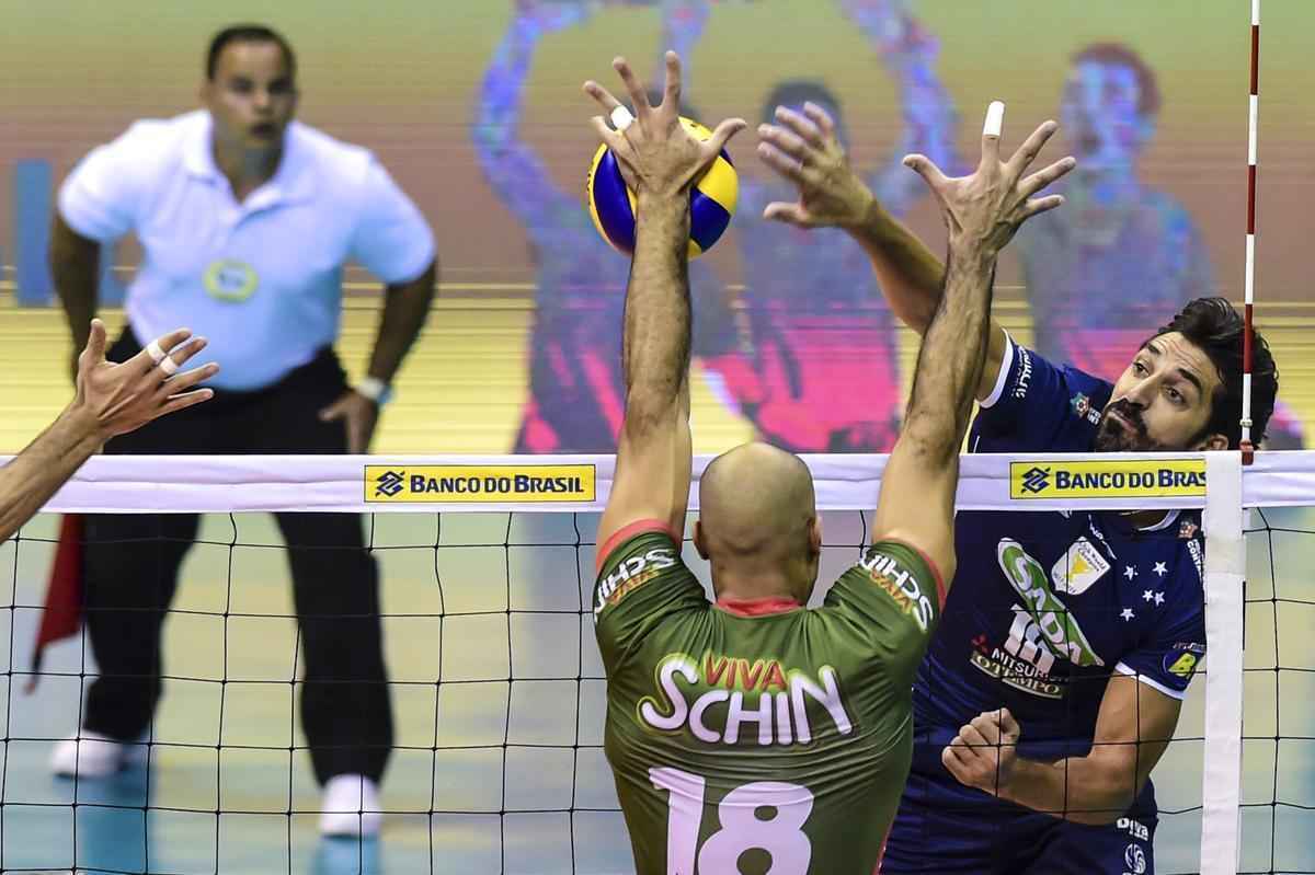 imagens da deciso da Superliga Masculina entre Cruzeiro e Campinas