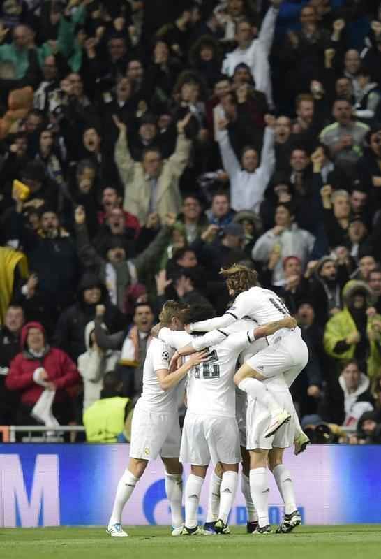 Lances do jogo de volta das quartas de final, entre Real Madrid e Wolfsburg, no Santiago Bernabu