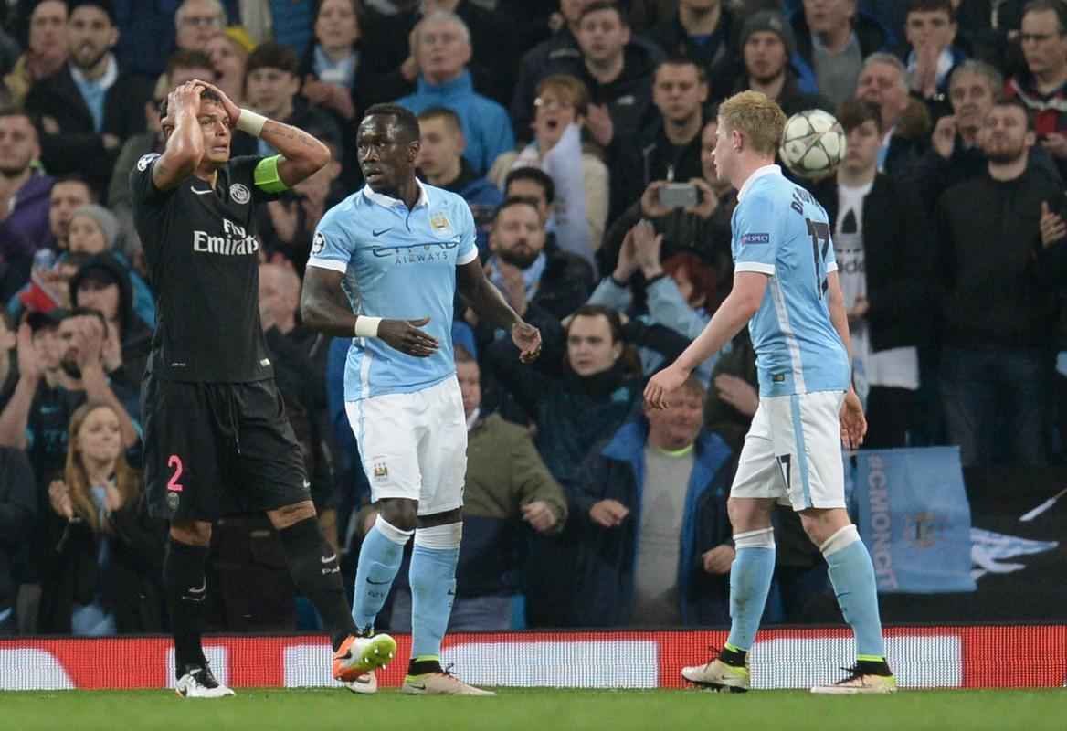 Galeria de fotos da partida entre Manchester City e PSG pelas quartas de final da Liga dos Campees