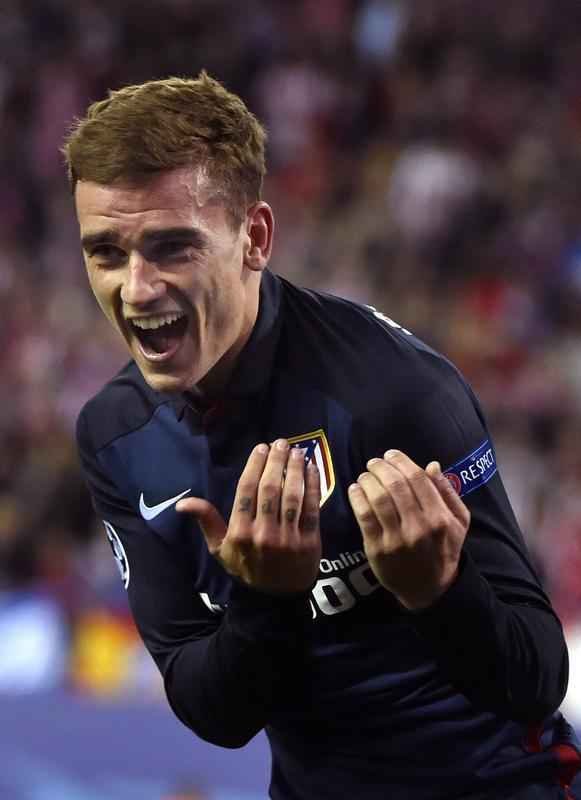 Jogo de volta das quartas de final da Liga, entre Atltico de Madrid e Barcelona, em Madri