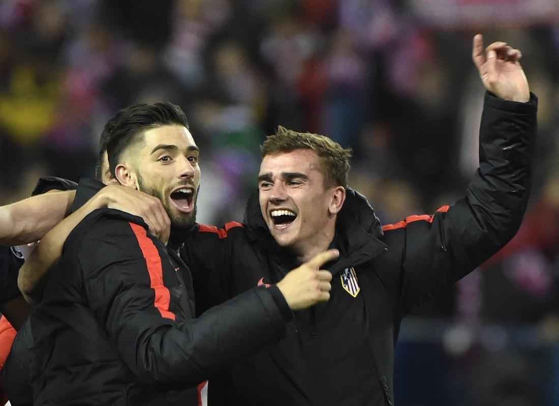 Jogo de volta das quartas de final da Liga dos Campees: Atltico de Madrid 2 x 0 Barcelona