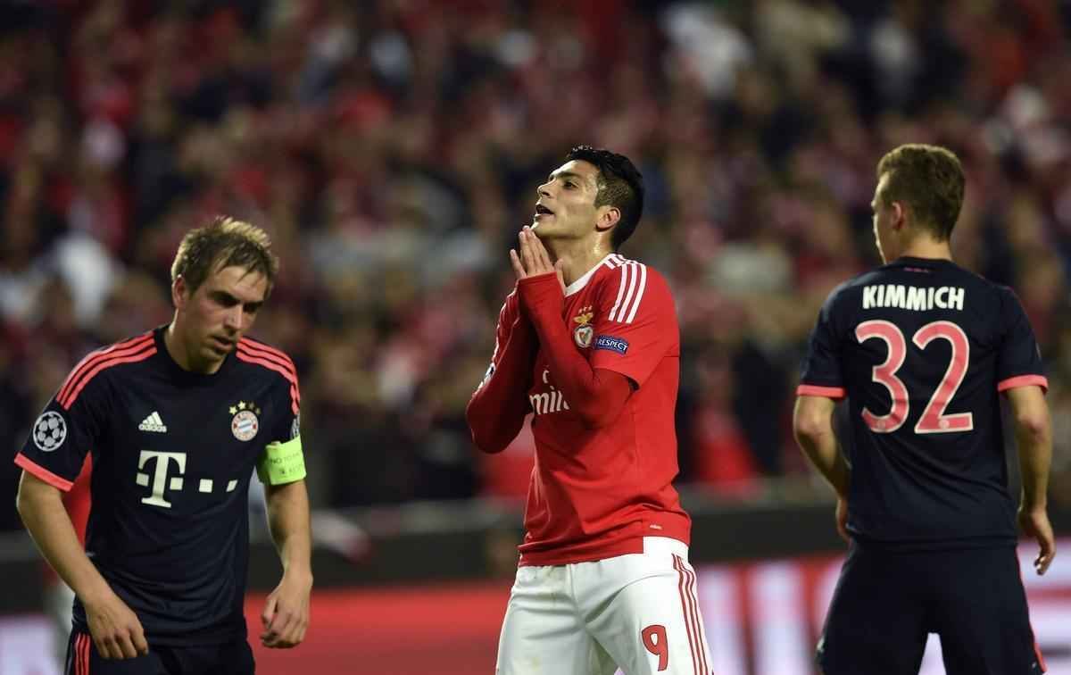 Partida de volta das quartas de final da Liga dos Campees, entre Benfica e Bayern, em Lisboa