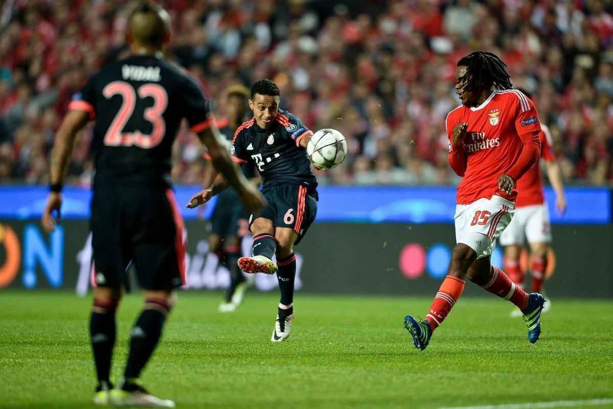 Partida de volta das quartas de final da Liga dos Campees, entre Benfica e Bayern, em Lisboa