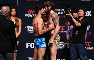 Imagens da pesagem do UFC on Fox 9, em Tampa, na Flrida - Beneil Dariush e Michael Chiesa