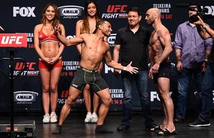 Imagens da pesagem do UFC on Fox 9, em Tampa, na Flrida - John Dodson e Manny Gamburyan
