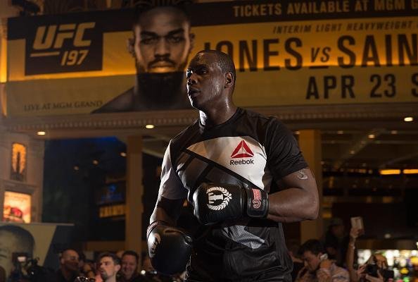 Imagens do treino aberto do UFC 197 em Las Vegas - Ovince Saint Preux, rival de Jon Jones