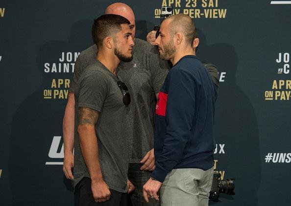 Sergio Pettis e Chris Kelades, pelo peso mosca