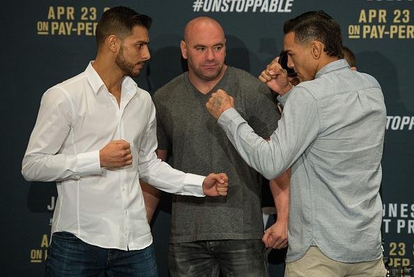 Yair Rodriguez e Andr Fili, pelo peso pena