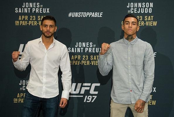 Yair Rodriguez e Andr Fili, pelo peso pena