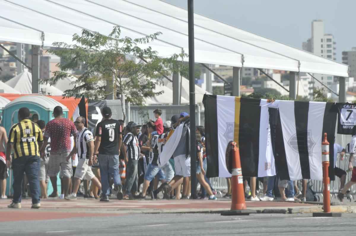 Imagens da torcida do Atltico na deciso do Campeonato Mineiro, no Mineiro