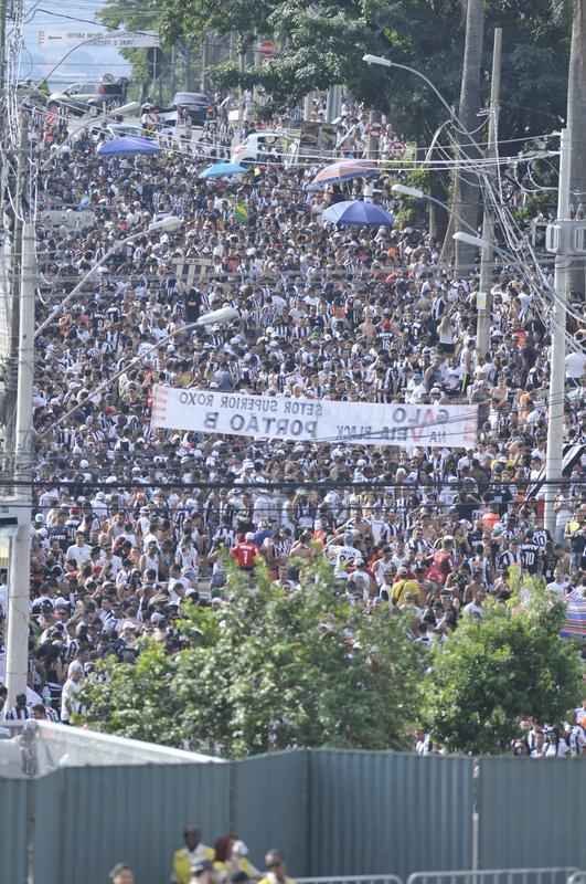 Imagens da torcida do Atltico na deciso do Campeonato Mineiro, no Mineiro