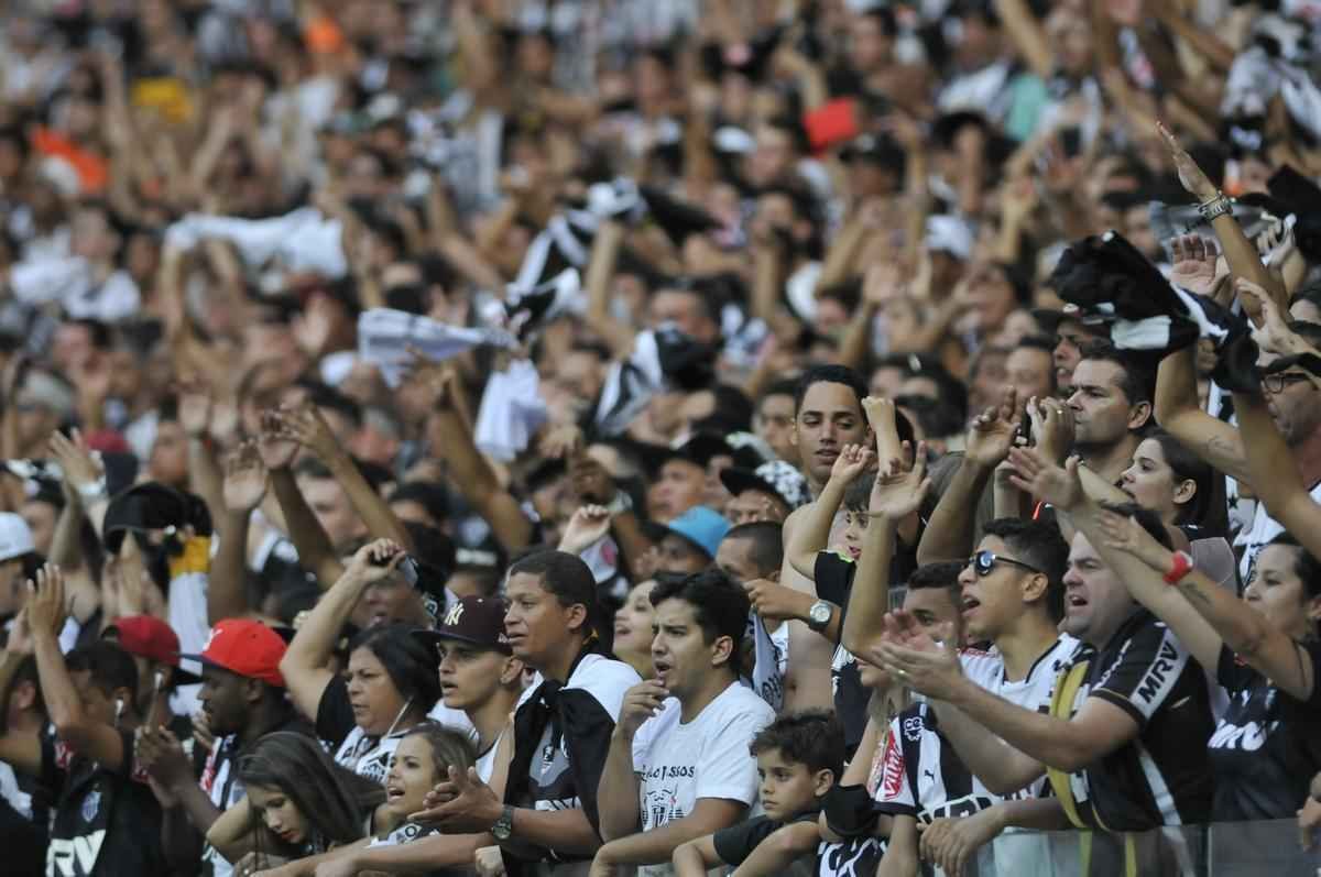 Imagens da torcida do Atltico na deciso do Campeonato Mineiro, no Mineiro
