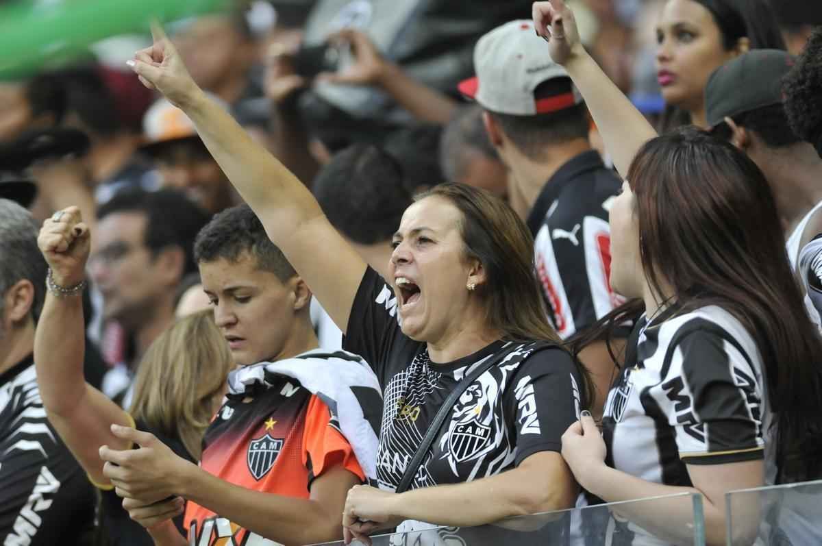 Imagens da torcida do Atltico na deciso do Campeonato Mineiro, no Mineiro