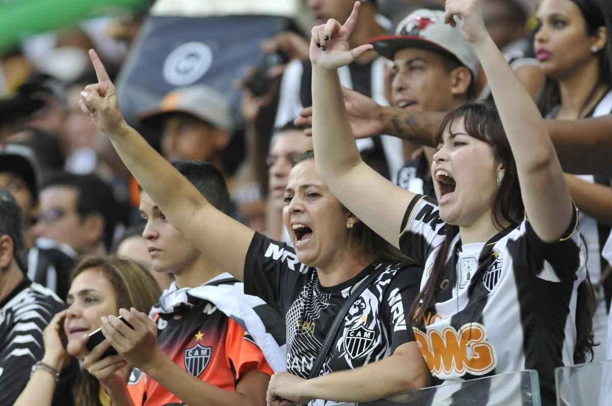 Imagens da torcida do Atltico na deciso do Campeonato Mineiro, no Mineiro