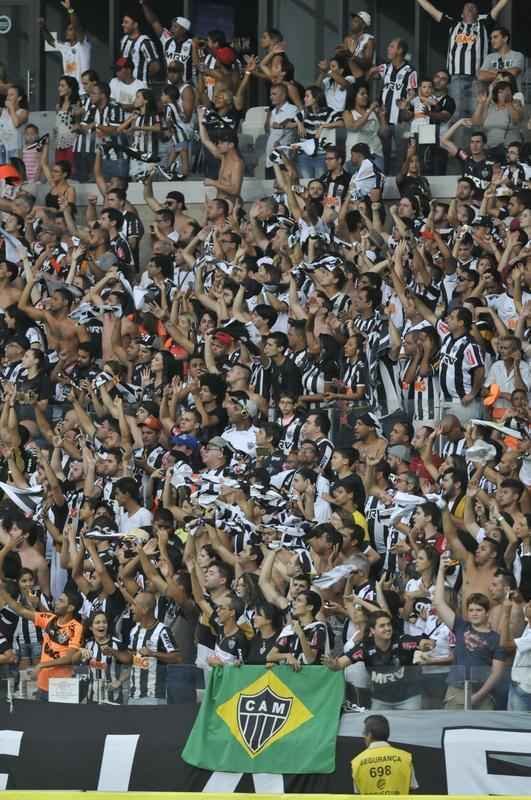 Imagens da torcida do Atltico na deciso do Campeonato Mineiro, no Mineiro