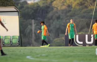 Novo reforo do Amrica, William Barbio participou do primeiro treinamento com os companheiros de clube