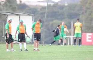 Novo reforo do Amrica, William Barbio participou do primeiro treinamento com os companheiros de clube