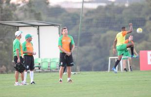 Novo reforo do Amrica, William Barbio participou do primeiro treinamento com os companheiros de clube