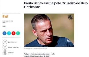 Dirio de Notcias: 'Paulo Bento assina pelo Cruzeiro de Belo Horizonte'