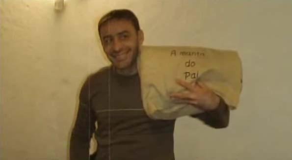 Paulo Bento em momento de descontrao