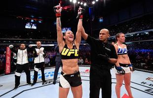 Fotos da vitria de Cris Cyborg em sua estreia no UFC