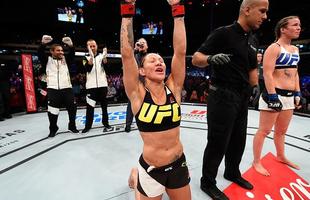 Fotos da vitria de Cris Cyborg em sua estreia no UFC