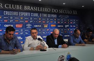 Portugus Paulo Bento foi apresentado nesta segunda-feira como novo treinador do Cruzeiro