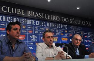 Portugus Paulo Bento foi apresentado nesta segunda-feira como novo treinador do Cruzeiro