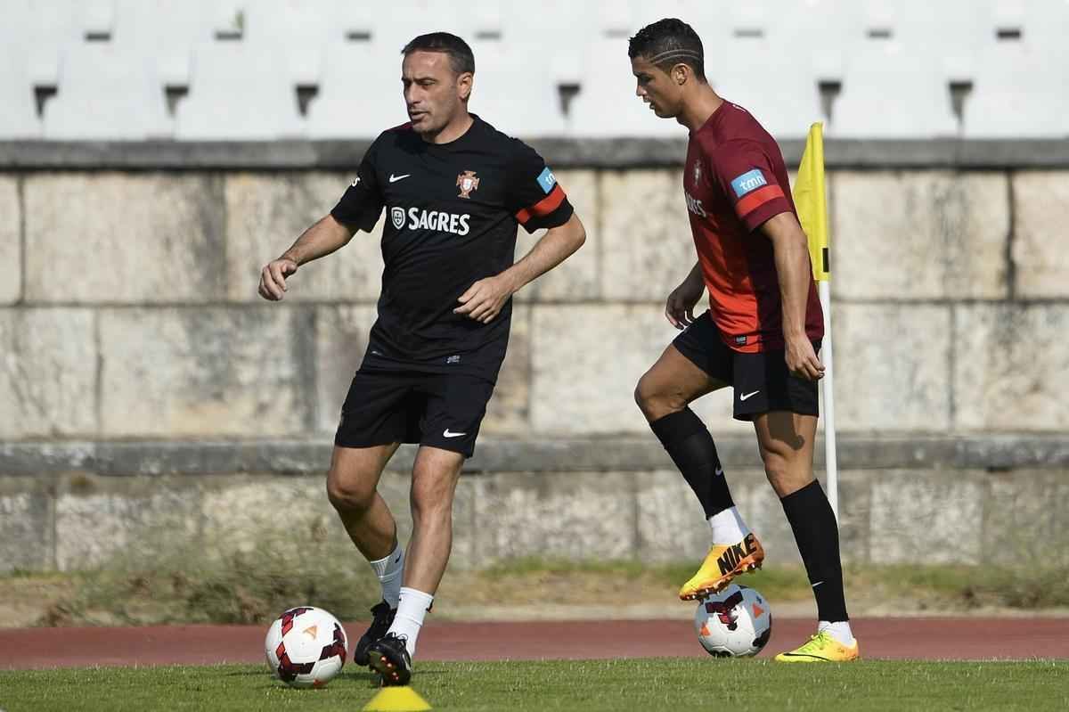 Paulo Bento e Cristiano Ronaldo: boa relao desmoronou depois da eliminao de Portugal na primeira fase da Copa do Mundo de 2014
