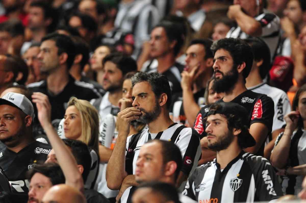 Imagens do segundo tempo da partida entre Atltico e So Paulo, no Independncia, pela Libertadores