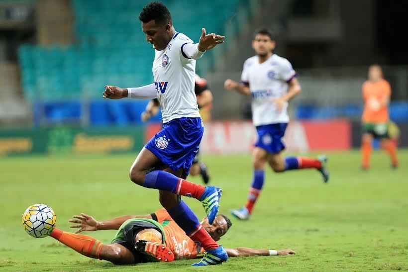 Imagens da classificao do Amrica sobre o Bahia na Copa do Brasil