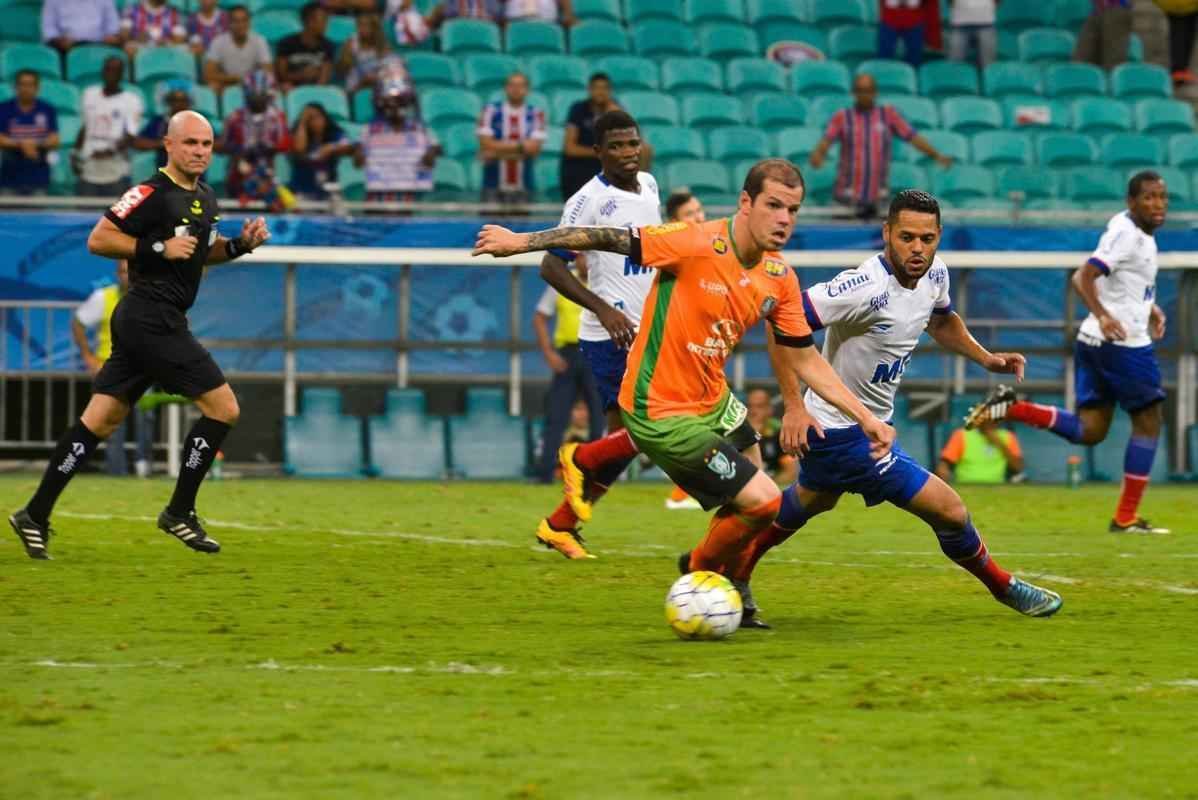 Imagens da classificao do Amrica sobre o Bahia na Copa do Brasil
