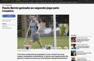 'O Jogo': Paulo Bento  goleado no segundo jogo pelo Cruzeiro