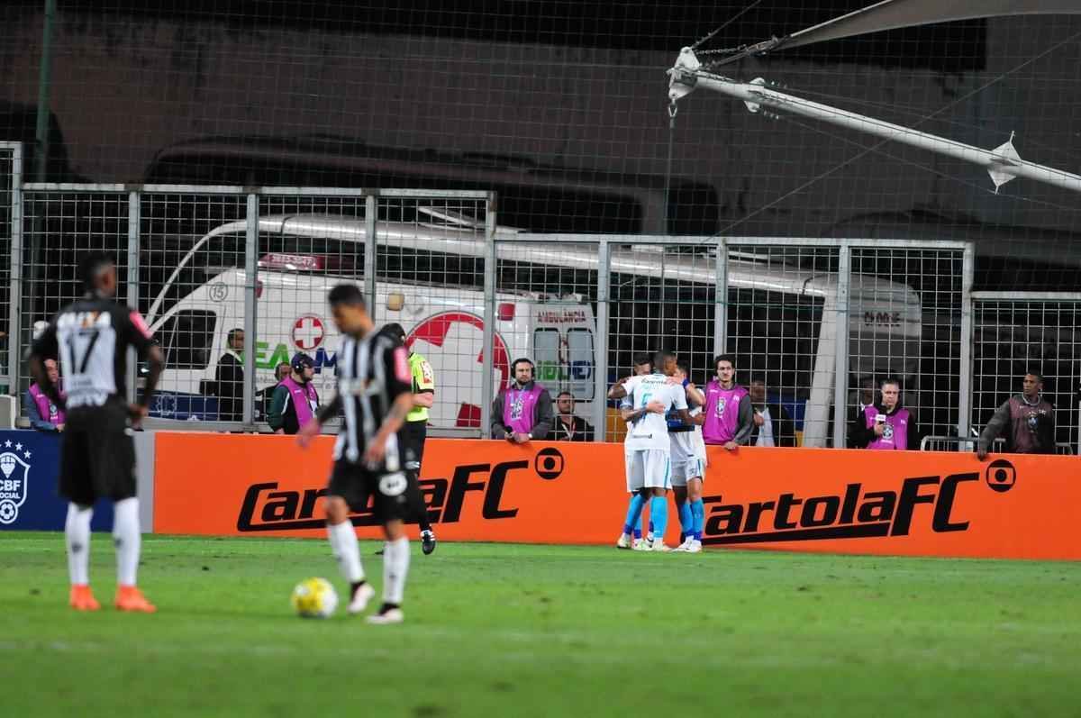 Galo perdeu por 3 a 0 para o Tricolor Gacho, nesta quinta-feira, no Independncia
