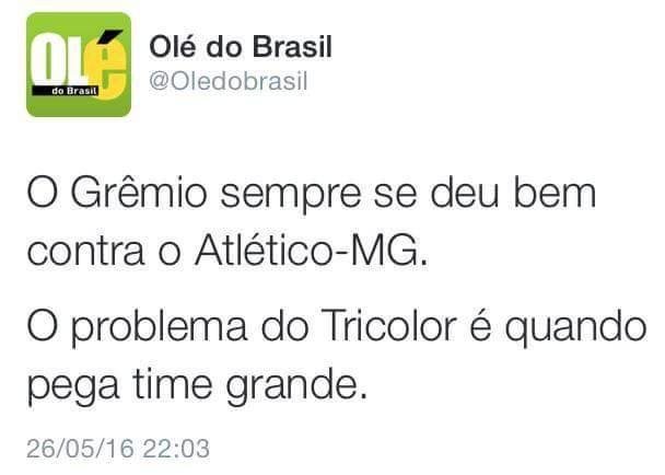 Internet no perdoou a goleada de 3 a 0 sofrida pelo Atltico para o Grmio, no Independncia