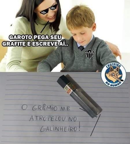 Internet no perdoou a goleada de 3 a 0 sofrida pelo Atltico para o Grmio, no Independncia