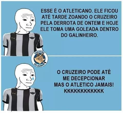 Internet no perdoou a goleada de 3 a 0 sofrida pelo Atltico para o Grmio, no Independncia