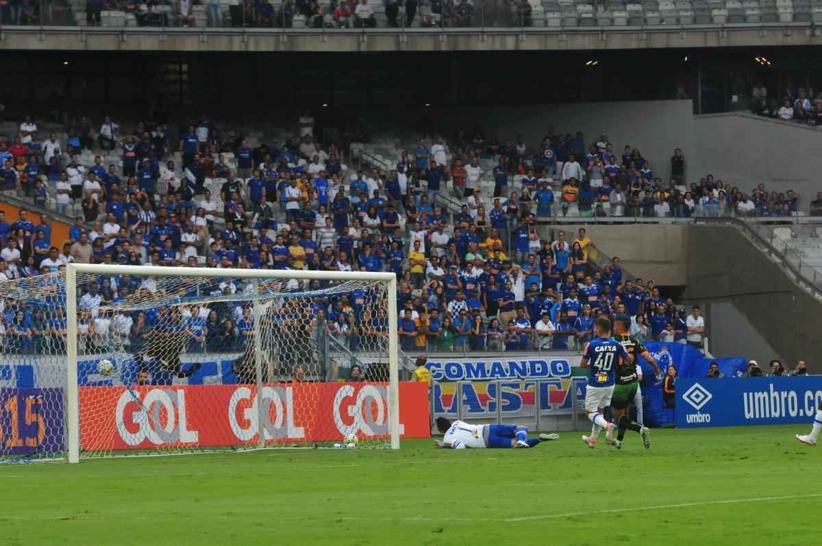 Victor Rangel abriu o placar para o Amrica no clssico