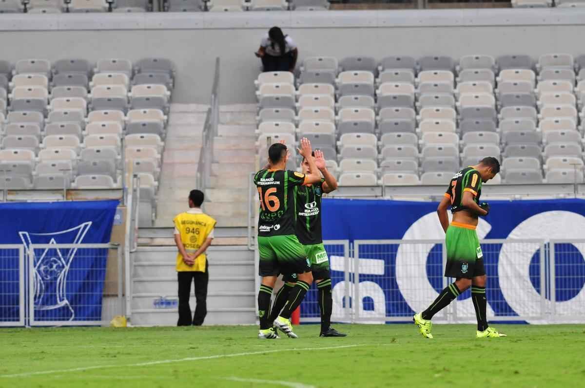 Victor Rangel abriu o placar para o Amrica no clssico