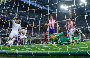 Sergio Ramos abriu o placar para o Real Madrid na final da Liga aos 14 do primeiro tempo