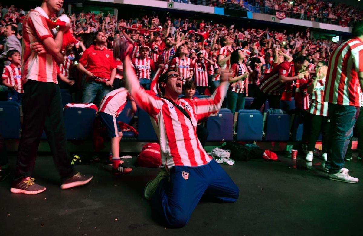 Yannick Ferreira Carrasco marcou o gol de empate do Atltico aos 33 da etapa final