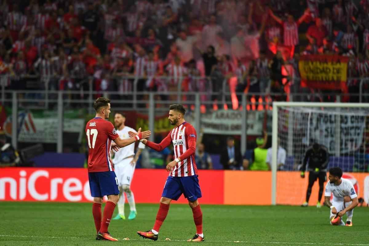Yannick Ferreira Carrasco marcou o gol de empate do Atltico aos 33 da etapa final