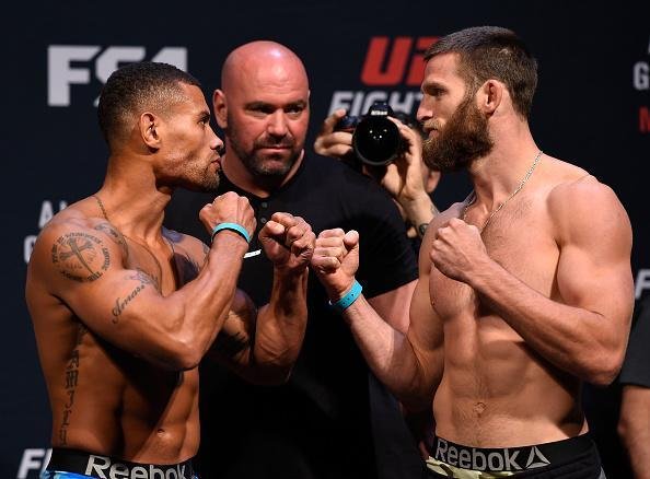 Pesagem oficial do UFC Fight Night 88 - Abel Trujillo (70,5kg) x Jordan Rinaldi (70,7kg) 