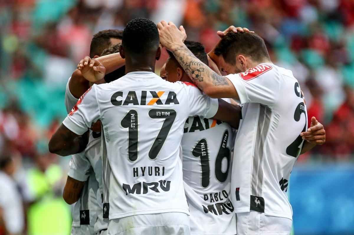 Imagens do jogo entre Vitria e Atltico, na Fonte Nova, pela 4 rodada do Campeonato Brasileiro