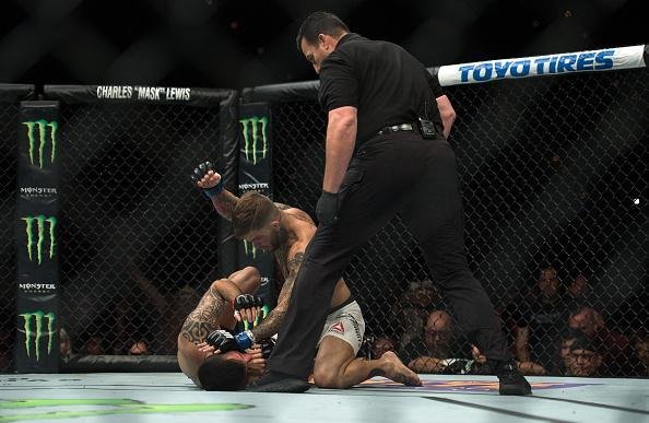 Na luta principal do evento, Thomas Almeida foi nocauteado por Cody Garbrandt no primeiro round e perddeu invencibilidade na carreira