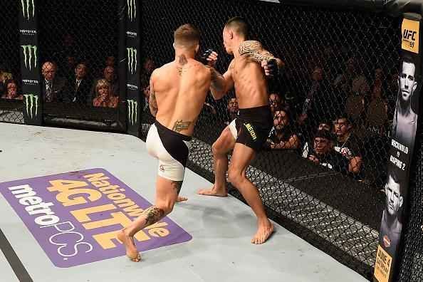 Na luta principal do UFC Fight Night 88, em Las Vegas,  Thomas Almeida foi nocauteado por Cody Garbrandt no primeiro round e perddeu invencibilidade na carreira