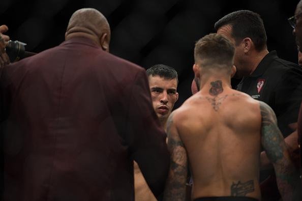 Na luta principal do UFC Fight Night 88, em Las Vegas,  Thomas Almeida foi nocauteado por Cody Garbrandt no primeiro round e perddeu invencibilidade na carreira