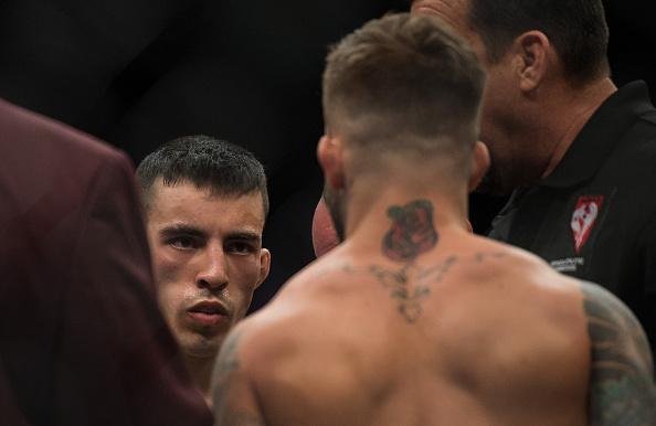 Na luta principal do UFC Fight Night 88, em Las Vegas,  Thomas Almeida foi nocauteado por Cody Garbrandt no primeiro round e perddeu invencibilidade na carreira