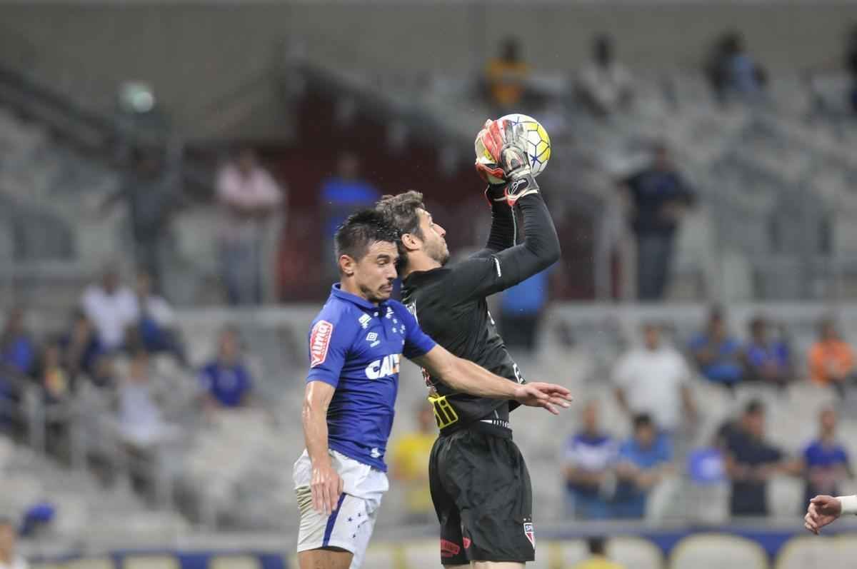 Imagens do jogo entre Cruzeiro e So Paulo, no Mineiro, pela sexta rodada do Campeonato Brasileiro